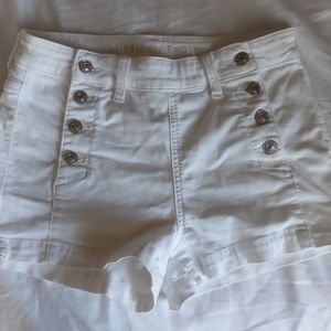 American Eagle next level stretch white shorts